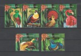 ROMANIA 2019 PASARI EXOTICE Serie 6 timbre cu bordura ilustrata LP.2251a MNH**