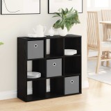 vidaXL Bufet cu sertar Stejar Negru 73,5 x 24 x 69,5 cm 8000477