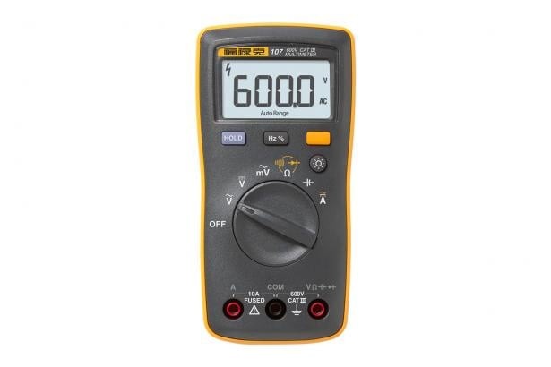multimetru digital, FLUKE, FLK-107, 6V-0.6kV, 4A-