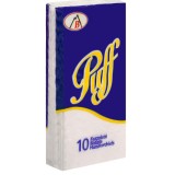 Șervețele nazale Puff, 3 straturi, albe, 10 buc.