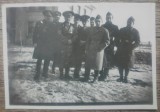 Grup de militari romani// fotografie perioada interbelica