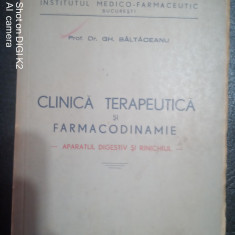 Clinica terapeutica si farmacodinamie-aparat digestiv si rinichiul-Gh.Baltaceanu