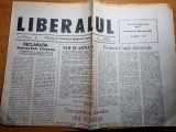 Liberalul 24 februarie 1990-declaratia lui radu campeanu,prima adunare libera