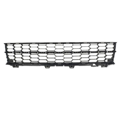 Grila bara, fara ornament cromat pe mijloc Skoda Superb (3v), 05.2015-, Fata, cu gauri pentru ornamente ; centru, Aftermarket foto