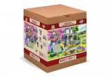 Puzzle din lemn, Casuta de la tara, 505 piese, Wooden City