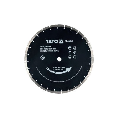 YATO Disc diamantat beton, 400x25.4 mm, ud/uscat foto