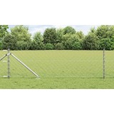 Cumpara ieftin Gard de lant cu varfuri 25 x 0,8 m Otel Galvanizat Argintiu