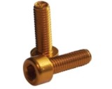 Suruburi Bidonas Cadru Fibrax Fcm3004 - M5 x 15 Mm, Auriu Ultimate FactoryBikes