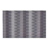 Suport pentru farfurii PVC negru-gri cu dungi &icirc;n relief, CMCLASS