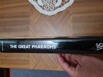 The Great pharaohs/Mari faraoni/T G H James/album de artă in folio. foto