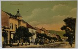 TARNAVENI , STRADA CENTRALA . LOCUINTE CU MAGAZINE LA PARTER , CROMOLITOGRAFIE , CARTE POSTALA , 1907