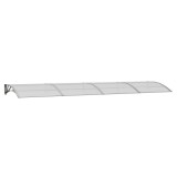 Cumpara ieftin Copertina de usa gri 400x100 cm policarbonat