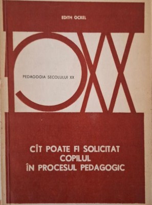 Cat poate fi solicitat copilul in procesul pedagogic &amp;ndash; Edith Ockel foto