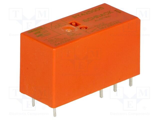 Releu electromagnetic DPDT 5VDC 8A TE Connectivity