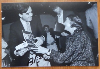 Autograf al jurnalistului francez Bernard Pivot, fost presedinte al Academiei Goncourt din 2014 pana in 2020, 5 foto