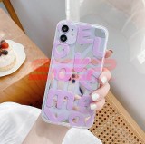 Toc TPU IMD LOVE Letters Apple iPhone SE 2020 PURPLE