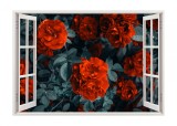 Cumpara ieftin Autocolant decorativ, Fereastra, Planete, Multicolor, 83 cm, 2ST, Oem