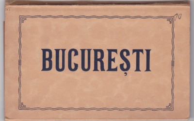 Bucuresti carnet 10 carti postale Editura Librariei Socec 1936 foto