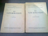 60 SATE ROMANESTI VOL.I+II (POPULATIA+SITUATIA ECONOMICA)