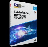 Licenta antivirus Bitdefender Internet Security, retail, 1 an