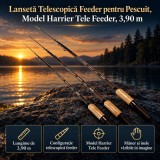 Lansetă Telescopică Feeder pentru Pescuit, Model Harrier Tele Feeder, 3,90 m