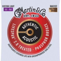 Corzi acustica Martin MA535T Authentic Acoustic Treated Custom Light 92/8