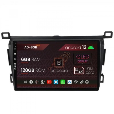 Navigatie Toyota RAV4 (2013-2018), Android 13, B-Octacore 6GB RAM + 128GB ROM, 9 Inch - AD-BGB9006+AD-BGRKIT092 foto