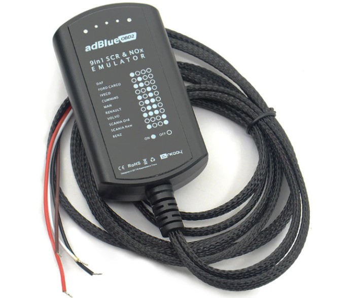 Emulator 9in1 ADblue 8 in 1/ 9 in 1 cu senzor NOx MAN Iveco DAF Volvo Renault Scania NOU