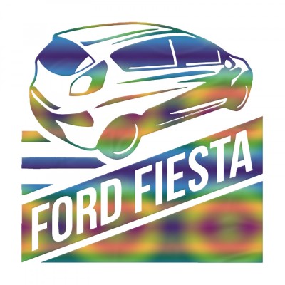 Sticker Ford Fiesta , Autocolant Personalizat Rezistent pentru Masina Ta foto