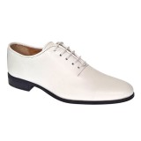 Pantofi barbati eleganti din piele naturala Alb LGKR51TSA