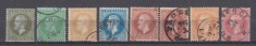 ROMANIA 1872 LP 38 REGELE CAROL I EMISIUNEA PARIS SERIE CU VARIETATE STAMPILATA