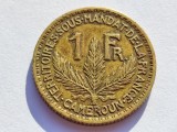 428. Moneda Camerun 1 franc 1926, Africa