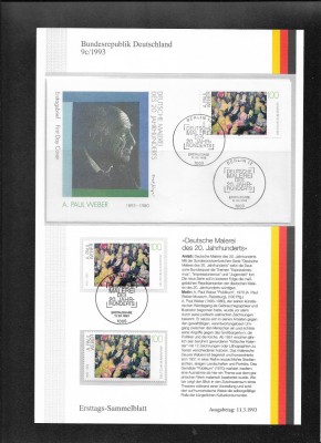 Germania FDC 9c.1993 foto