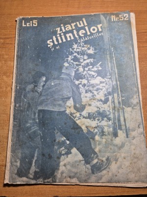 ziarul stiintelor si al calatoriilor decembrie 1935 - numar de anul nou foto