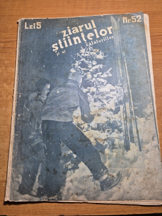 ziarul stiintelor si al calatoriilor decembrie 1935 - numar de anul nou