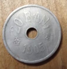 A. Romania 20 bani 1905 foto