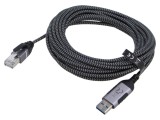 Cablu slim USB 3.0 RJ45 - 10m U/FTP, Goobay