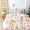 Lenjerie pat dublu,bumbac finet,6 piese,cearceaf normal 220x240cm, cearceaf pilota 200x220cm, 2 fete de perna 50x70, 2 fete de perna 70x70-A1078