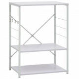 Cumpara ieftin Dulap cuptor microunde, alb, 60 x 39,6 x 79,5 cm, PAL