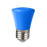 Bec LED color Hoff mini E27 1.5W lumina albastra
