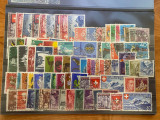 Lot mixt timbre stampilate Elvetia si Natiunile Unite, Regi