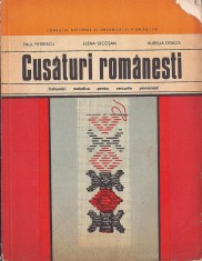 1256SPN Cusături rom&amp;acirc;nești de Paul Petrescu, Elena Secoșan și Aurelia Doagă, 1973 foto