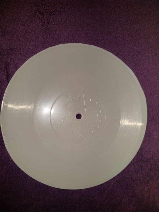 Disc vinil/vinyl vechi original,,FLEXI DISC,,USSR (CCCP)Istoria vinilurilor RAR