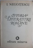 Istoria literaturii romane &ndash; I. Negoitescu