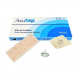 AcuTop akupunkturn&iacute; jehly, u&scaron;n&iacute; s n&aacute;plast&iacute;, 0,22 x 1,5 mm, 100 kusů