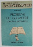 PROBLEME DE GEOMETRIE PENTRU GIMNAZIU de I. PETRICA , ANII &#039; 90