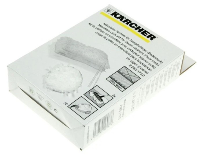 TUCHSET STEAM+CLEAN 2.863-173.0 pentru aspirator KĂ&bdquo;RCHER