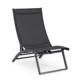 Cumpara ieftin Set 2 fotolii gradina recliner gri antracit Taylor 53x166.5x90 cm