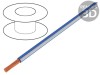 Cablu electric H07V2-K litat 2,5mm2 PVC albastru-alb