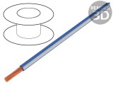 Cablu Electric H07V2-K 4mm2 Albastru-Alb PVC 450V/750V